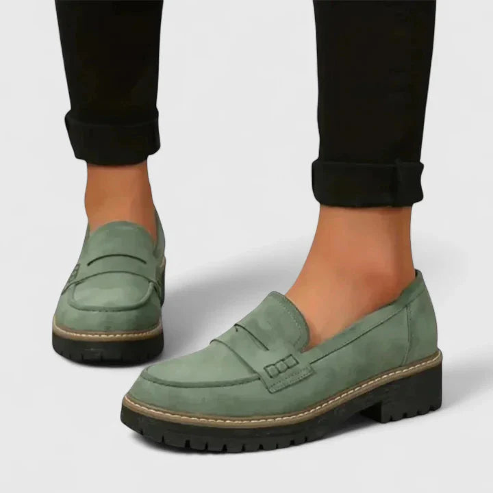 Dames Leer Loafers | Comfortabele Zwarte Orthopedische Instappers voor Elke Dag 4