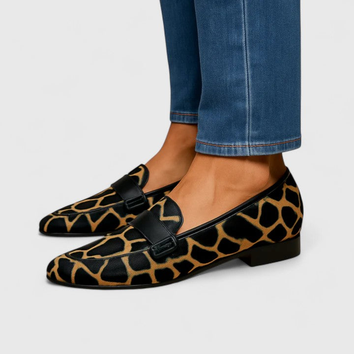 Dames Leer Loafers | Zwarte Elegante Slip-On Schoenen voor Elke Gelegenheid 0