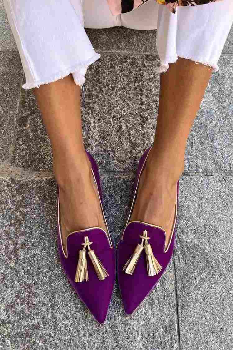 Dames Leer Loafers met Kwastjes | Tijdloze Elegante Zwarte Instappers 3