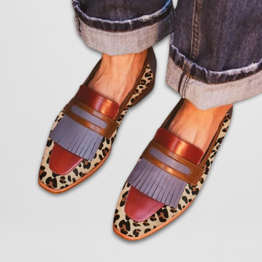 Dames Leren Loafers | Elegante Zwarte Schoenen met Comfortabele Pasvorm 1