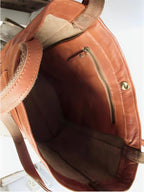 Dames Leren Schoudertas | Handgemaakte Vintage Handtas | Ruim en Stijlvol 2