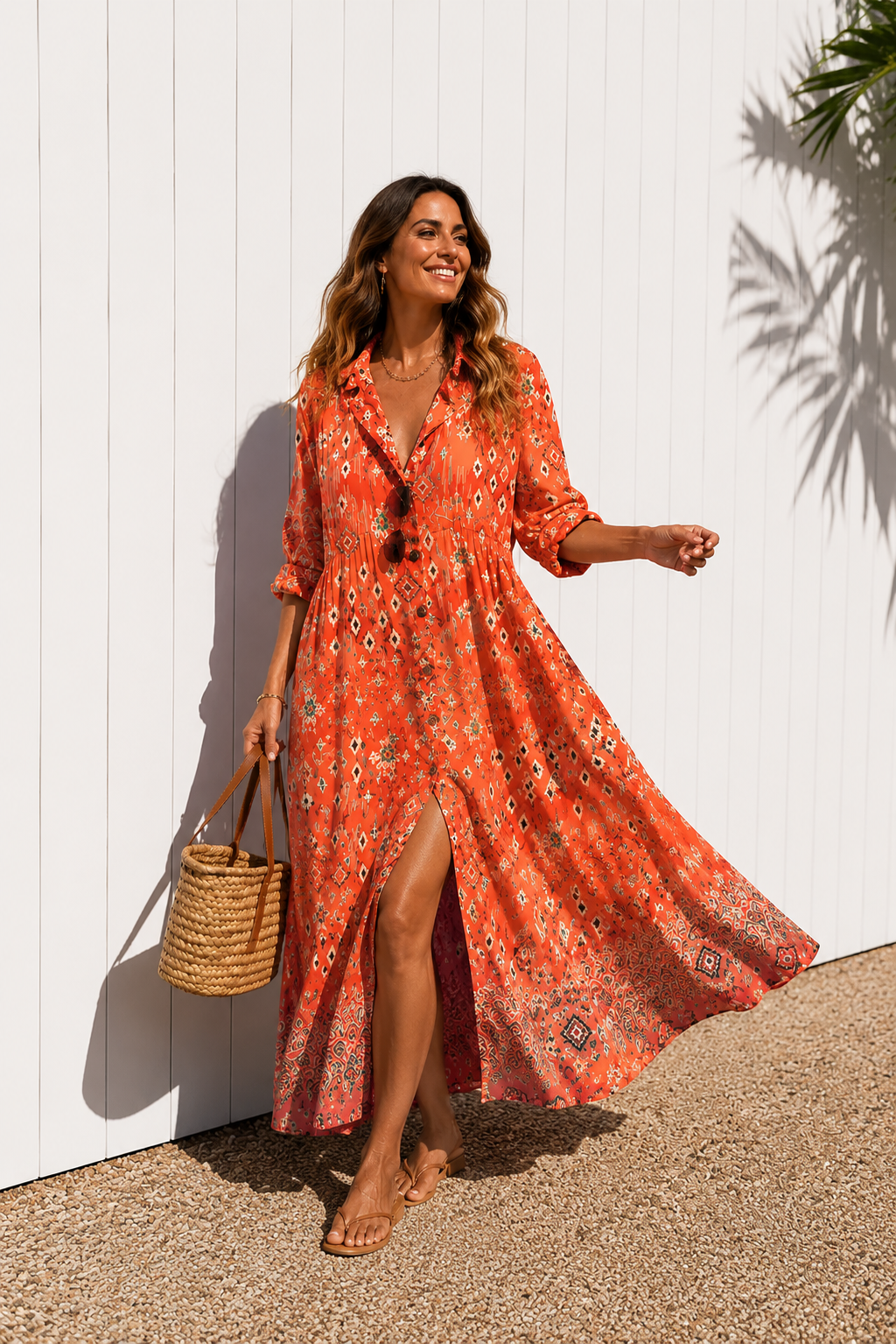 Dames Lichte Stof Jurk | Elegante Bohemian Zomerjurk 3