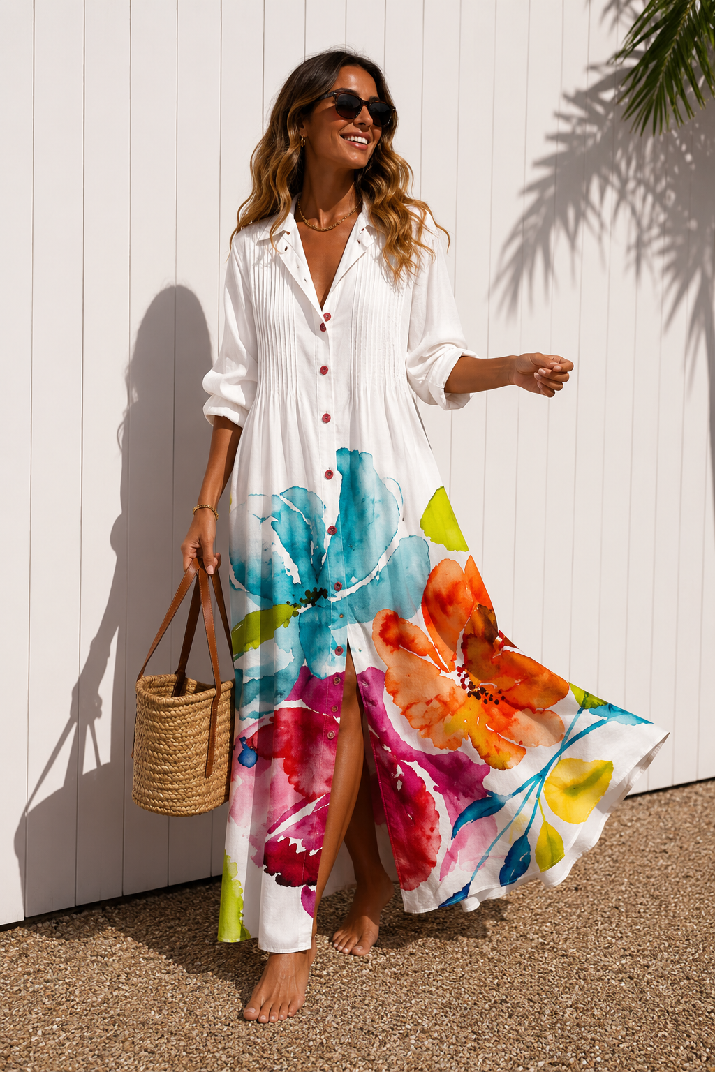Dames Lichte Stof Jurk | Elegante Bohemian Zomerjurk 6