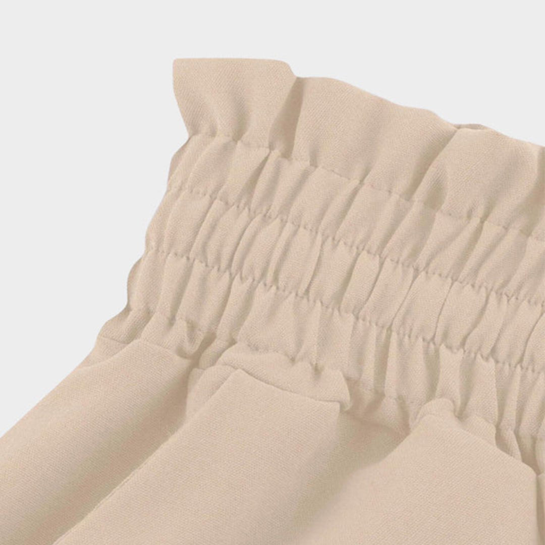 Dames Lichtgewicht Polyester Palazzobroek | Elegante Hoge Taille Wijde Pijpen Zomerbroek 8