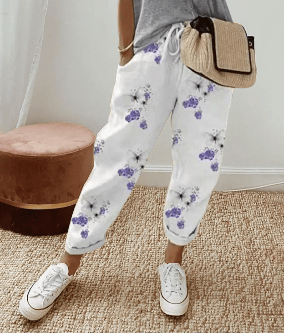 Dames Luchtige Stof Broek | Flatterende Comfortabele Loungebroek 2