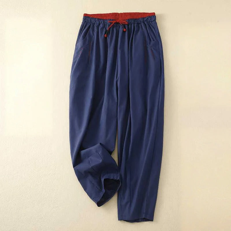 Dames Luchtige Zomerbroek | Comfortabele Relaxed Fit Met Kaneelkleurige Tailleband 4