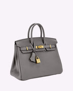 Dames Luxe Echt Leer Handtas | Elegante Cognac Kleurige Tote Bag 0