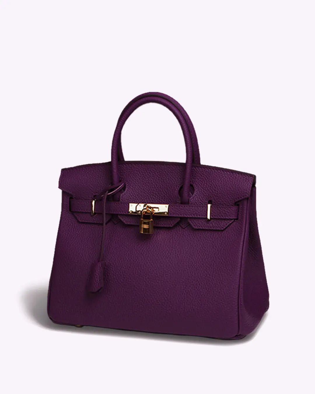 Dames Luxe Echt Leer Handtas | Elegante Cognac Kleurige Tote Bag 10