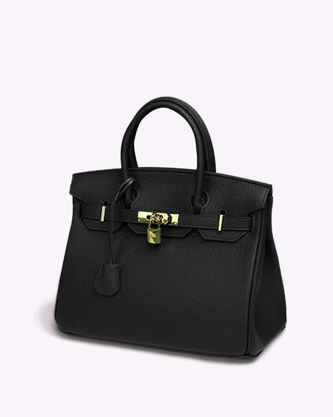 Dames Luxe Echt Leer Handtas | Elegante Cognac Kleurige Tote Bag 4