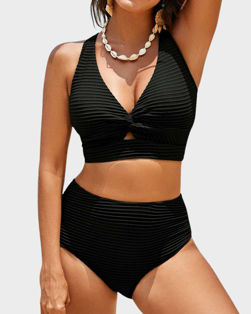 Dames Luxe Nylon Bikini Set | Flatterende Beugel Bikini voor Zomer Fun 7