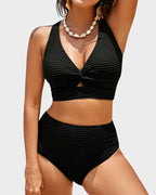 Dames Luxe Nylon Bikini Set | Flatterende Beugel Bikini voor Zomer Fun 7