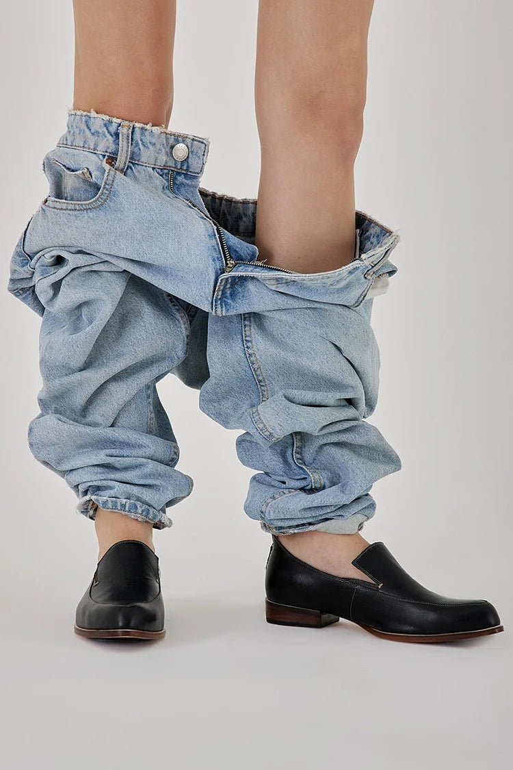 Dames Minimalistische Leer Loafers | Zwarte Elegante Instappers voor Elk Seizoen 2
