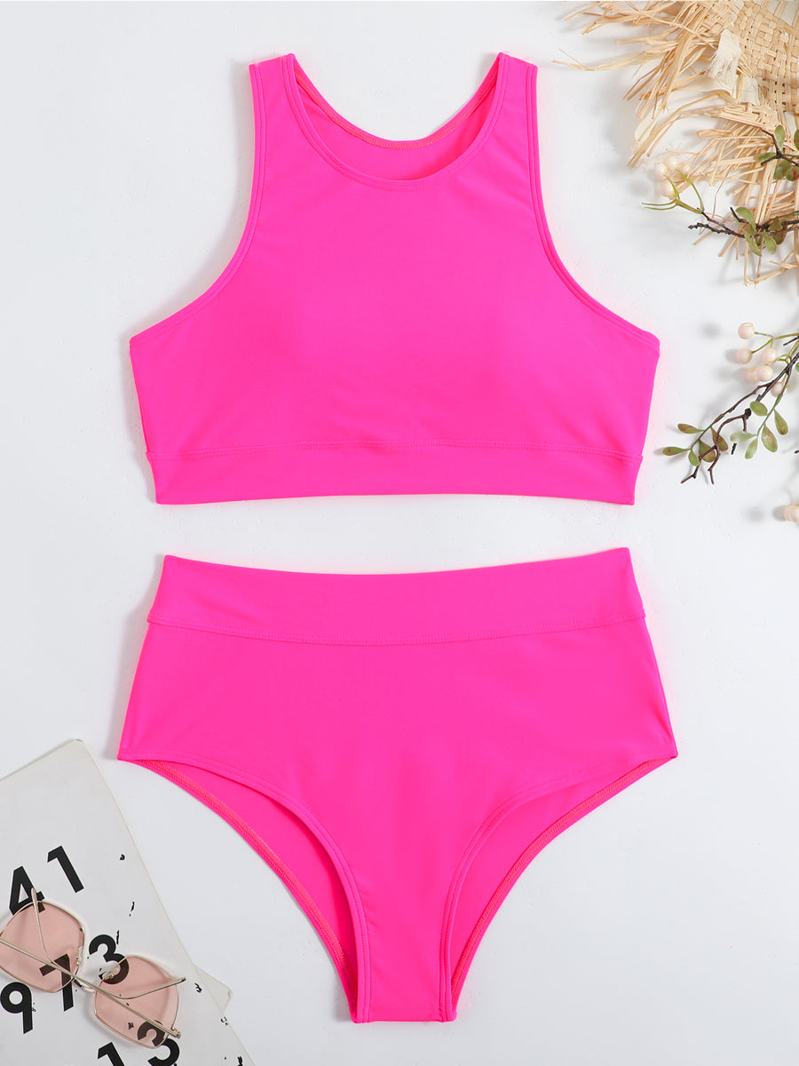 Dames Polyester Bikini Set | Sportieve Elegante Zomer Swimsuit 7