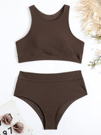 Dames Polyester Bikini Set | Sportieve Elegante Zomer Swimsuit 8
