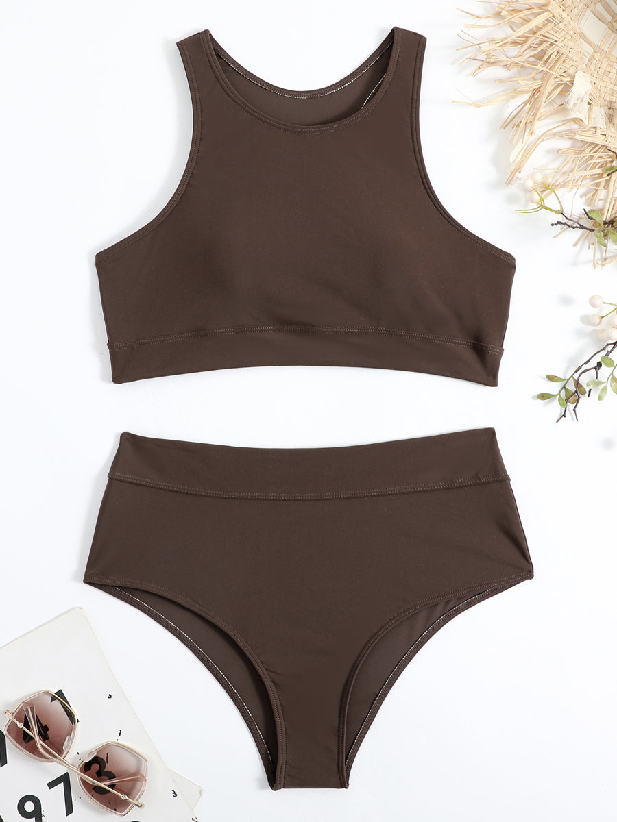 Dames Polyester Bikini Set | Sportieve Elegante Zomer Swimsuit 8
