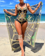 Dames Push-Up Badpak met Buikcontrole | Elegante Strandlook 1
