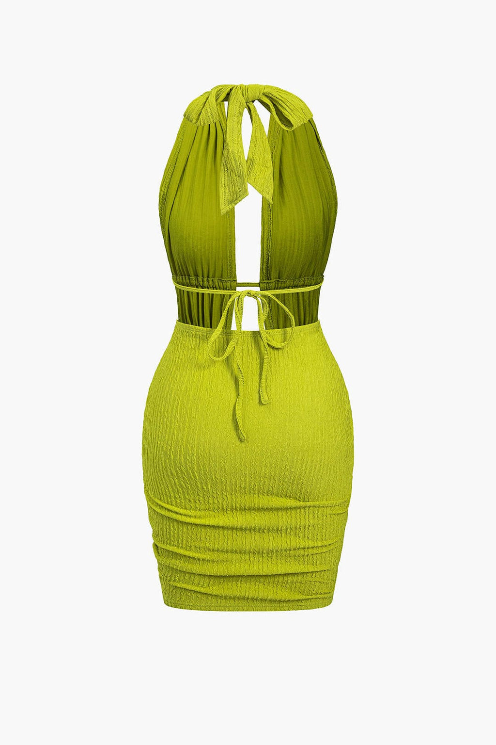 Dames Rimpel Halter Minikleed | Sexy Zomer Jurk voor Feesten en Festivals 6