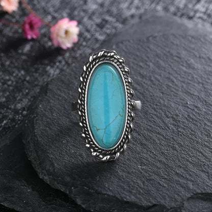 Dames Ring Zilver met Turkoois | Elegant Tijdloos Sieraad voor Elke Gelegenheid 3