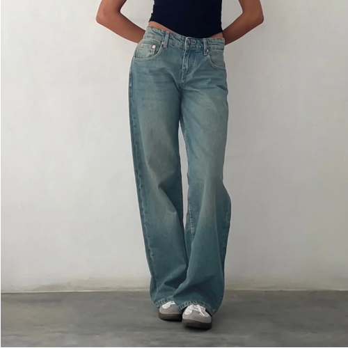 Dames Stretch Denim Jeans | Elegante Low-Rise Spijkerbroek voor Casual en Avondlooks 5