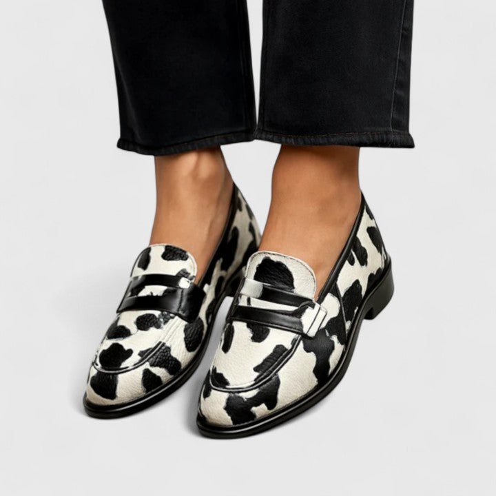 Dames Suède Loafers | Zwarte Comfortabele Casual Schoenen met Flexibel Ontwerp 0