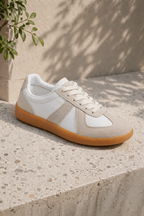 Dames Suède Sneakers | Retro Lichtgewicht Casual Schoenen voor Comfortabele Dagelijkse Draagstijl 0