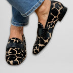 Dames Synthetische Koeienprint Loafers | Stijlvolle Comfortabele Instappers 1
