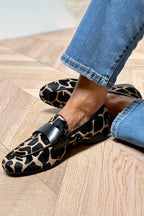 Dames Synthetische Koeienprint Loafers | Stijlvolle Comfortabele Instappers 2