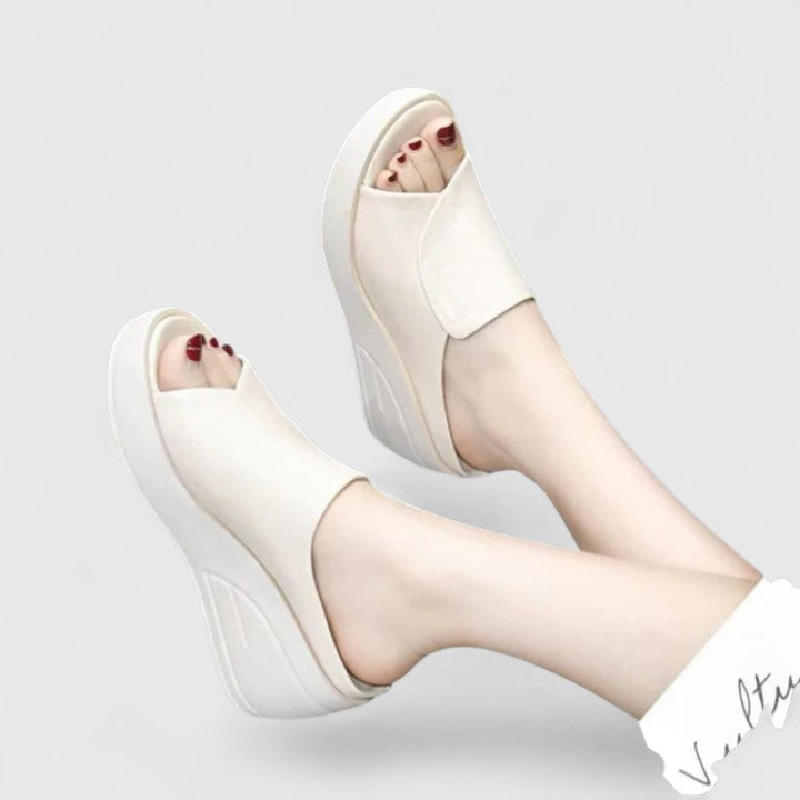 Dames Synthetische Sandalen | Comfortabele Orthopedische Wigsandalen Met Hak 1