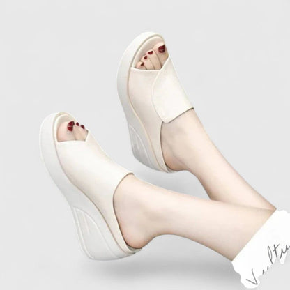 Dames Synthetische Sandalen | Comfortabele Orthopedische Wigsandalen Met Hak 1