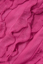 Dames Transparante Mesh Mini-jurk | Sexy Halter Met Rimpel-Details voor Feestelijke Gelegenheden 3