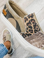 Dames Trendy Canvas Slip-Ons | Comfortabele Antislip Instappers 0