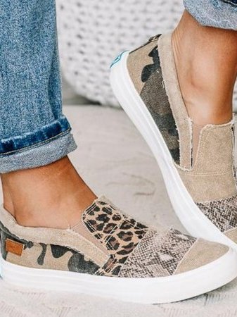 Dames Trendy Canvas Slip-Ons | Comfortabele Antislip Instappers 4