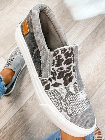Dames Trendy Canvas Slip-Ons | Comfortabele Antislip Instappers 6