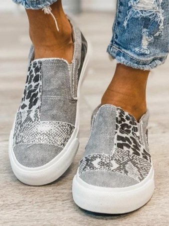 Dames Trendy Canvas Slip-Ons | Comfortabele Antislip Instappers 7