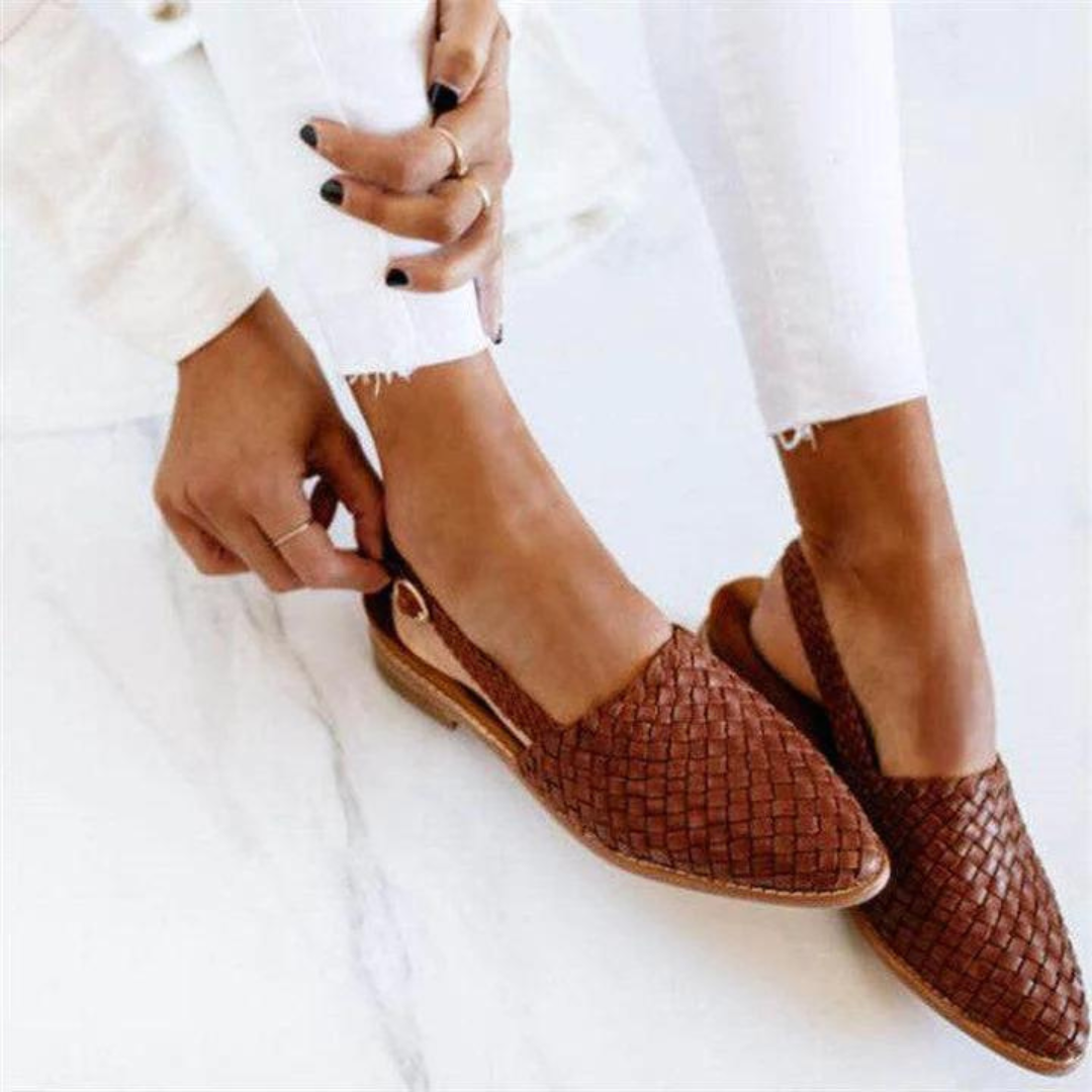 Dames Vegan Leer Ballerina's | Elegante Lichtgewicht Flats voor Zomer 0