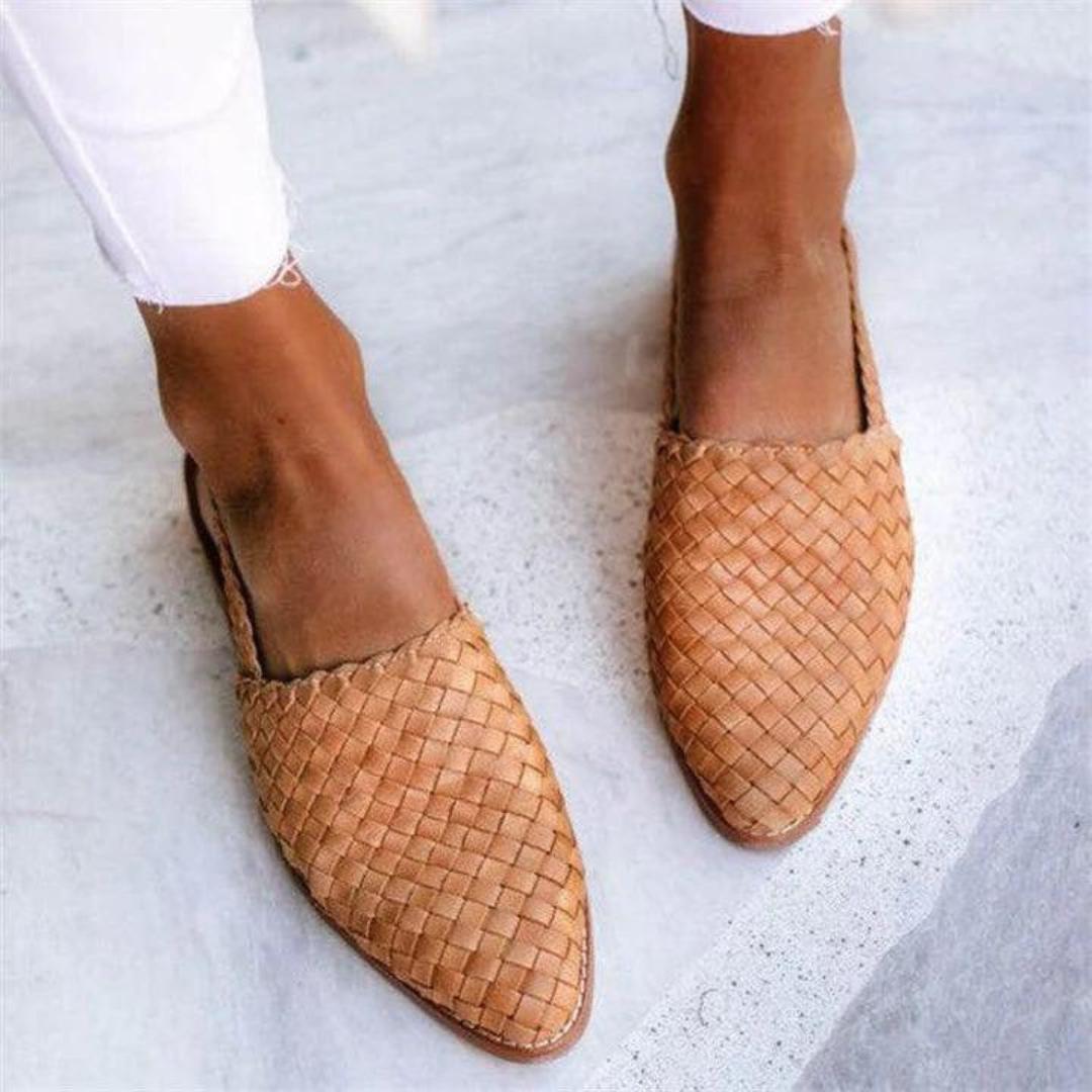Dames Vegan Leer Ballerina's | Elegante Lichtgewicht Flats voor Zomer 2