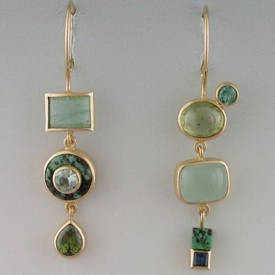 Dames Vintage Groene Oorbellen | Elegante Tijdloze Sieraden voor Elke Gelegenheid 0
