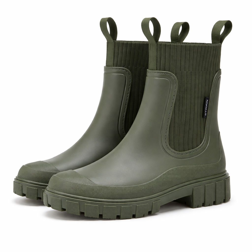 Dames Waterdichte PVC Laarzen | Comfortabele Antislip Regenlaarzen voor Buitenactiviteiten 6