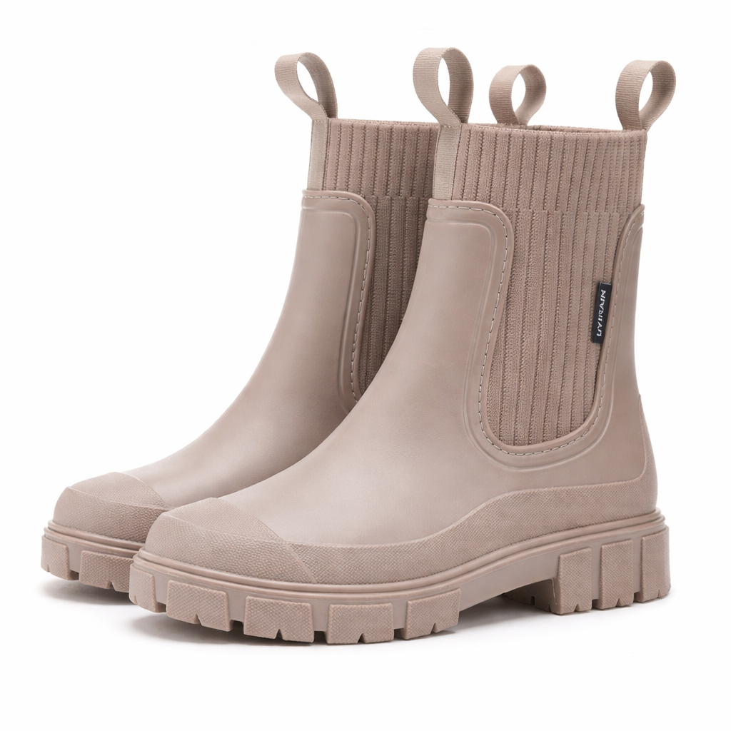 Dames Waterdichte PVC Laarzen | Comfortabele Antislip Regenlaarzen voor Buitenactiviteiten 7