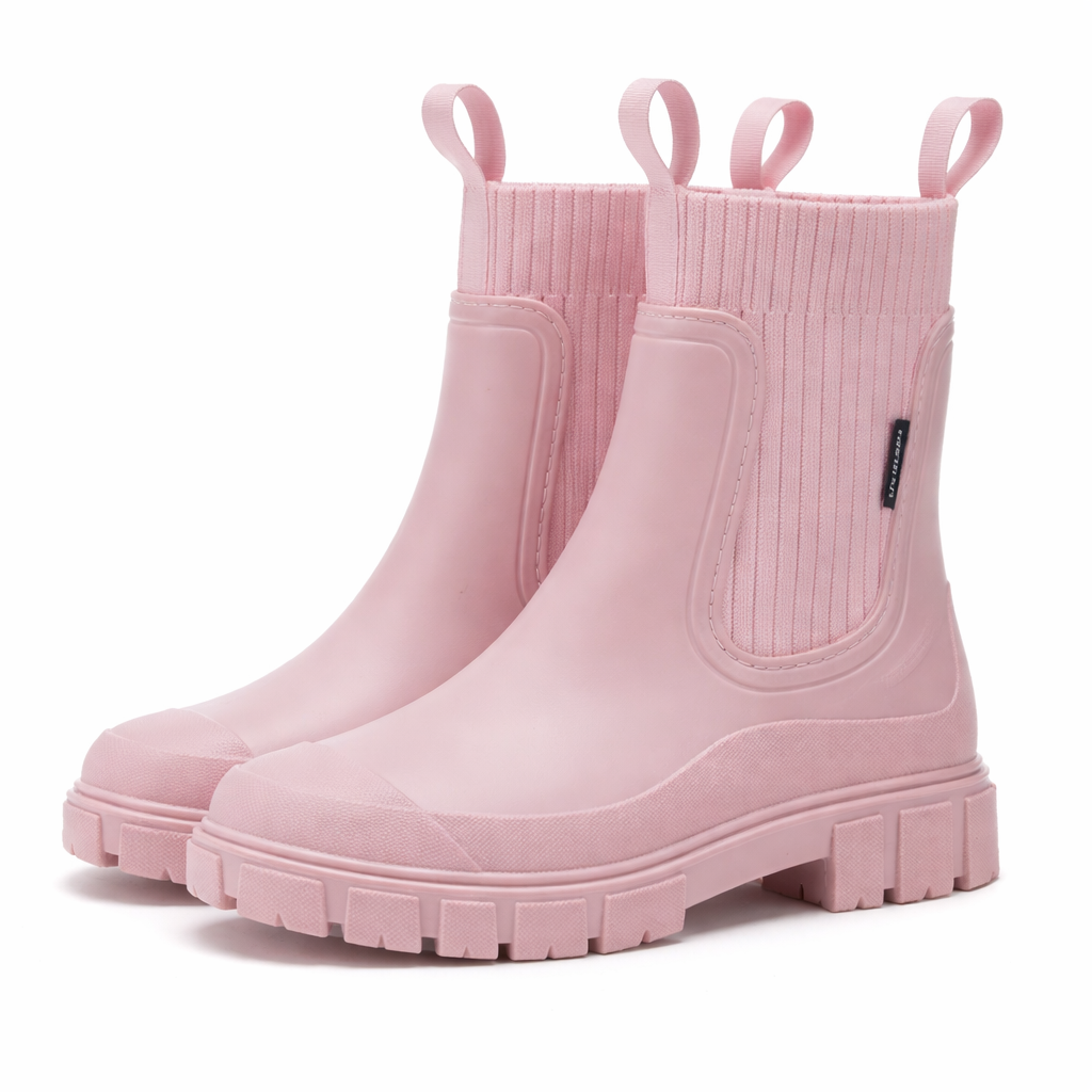 Dames Waterdichte PVC Laarzen | Comfortabele Antislip Regenlaarzen voor Buitenactiviteiten 8