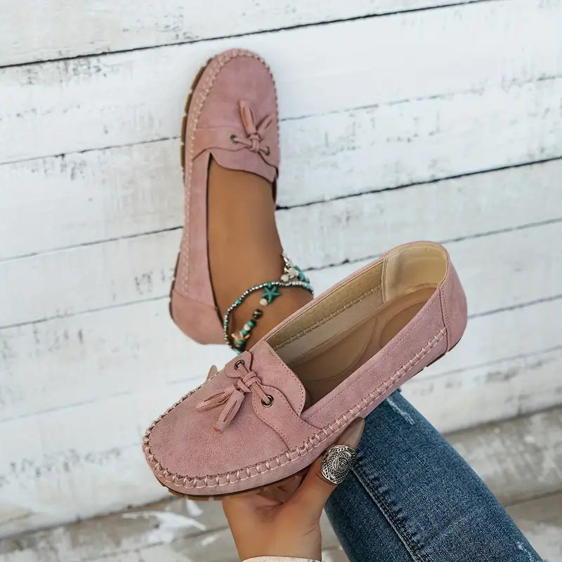 Dames Zachte Leer Loafers | Comfortabele Zwarte Vintage Instappers voor Elke Dag 2