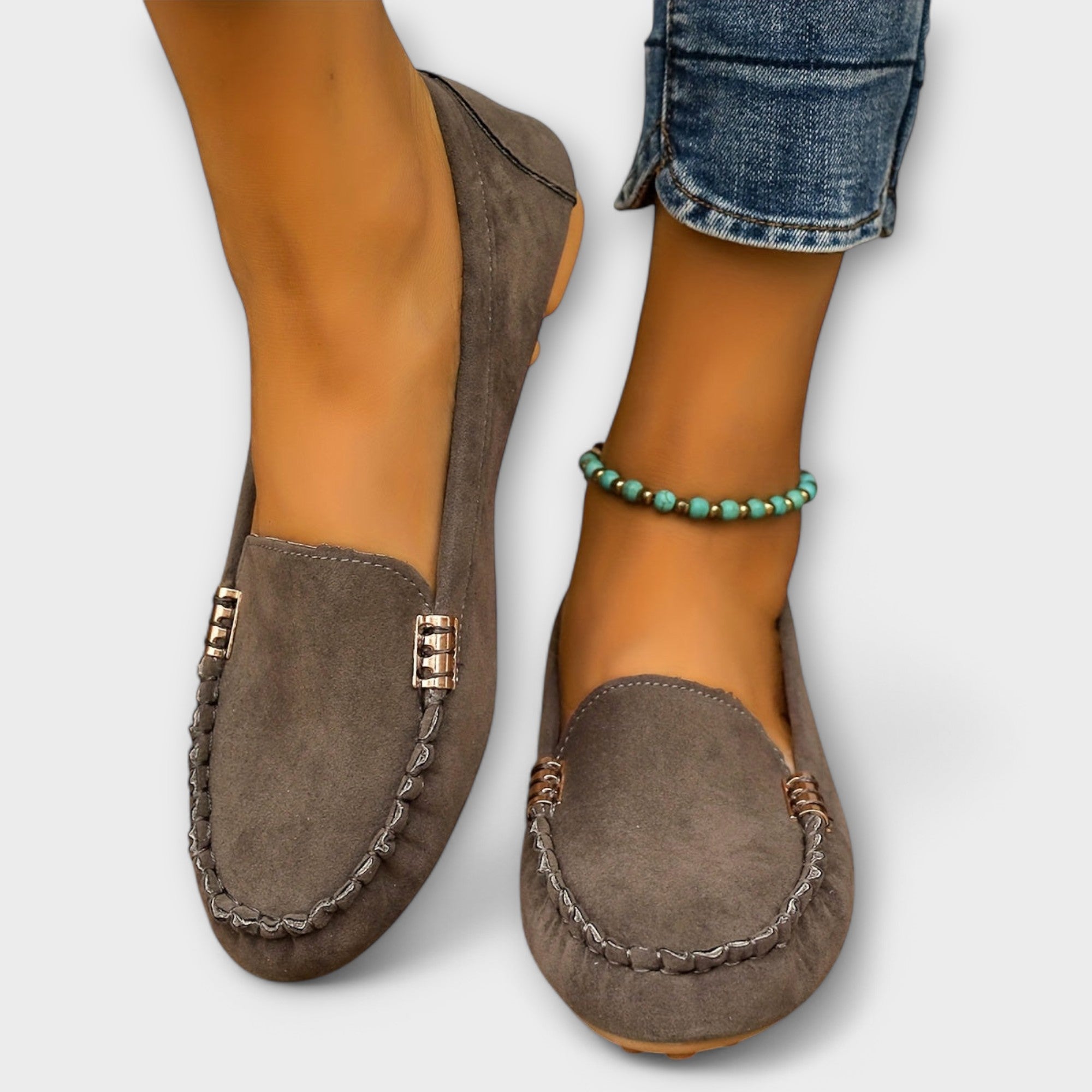Dames Zachte Leer Mocassins | Comfortabele Casual Slip-On Schoenen 3