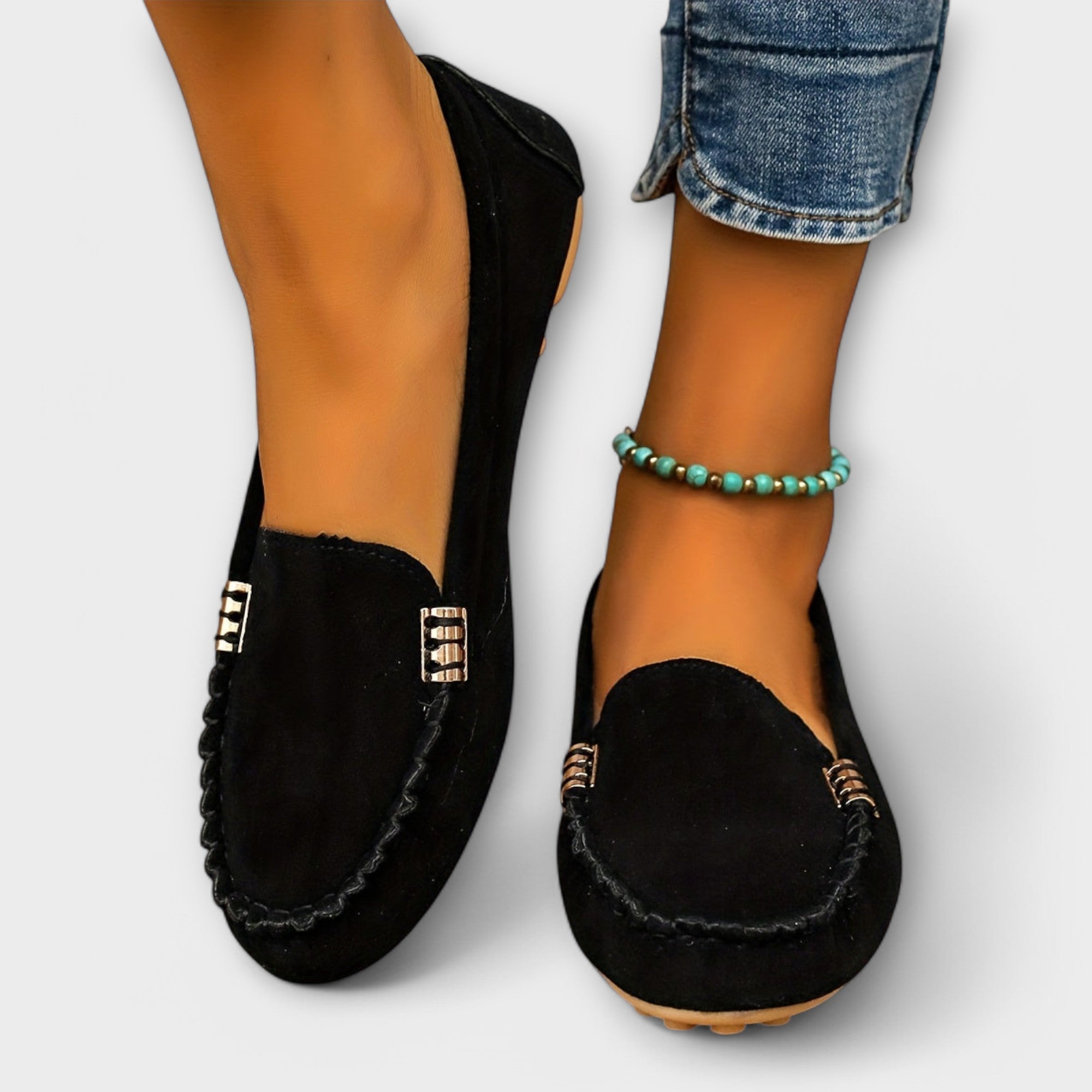 Dames Zachte Leer Mocassins | Comfortabele Casual Slip-On Schoenen 4