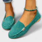 Dames Zachte Leer Mocassins | Comfortabele Casual Slip-On Schoenen 6