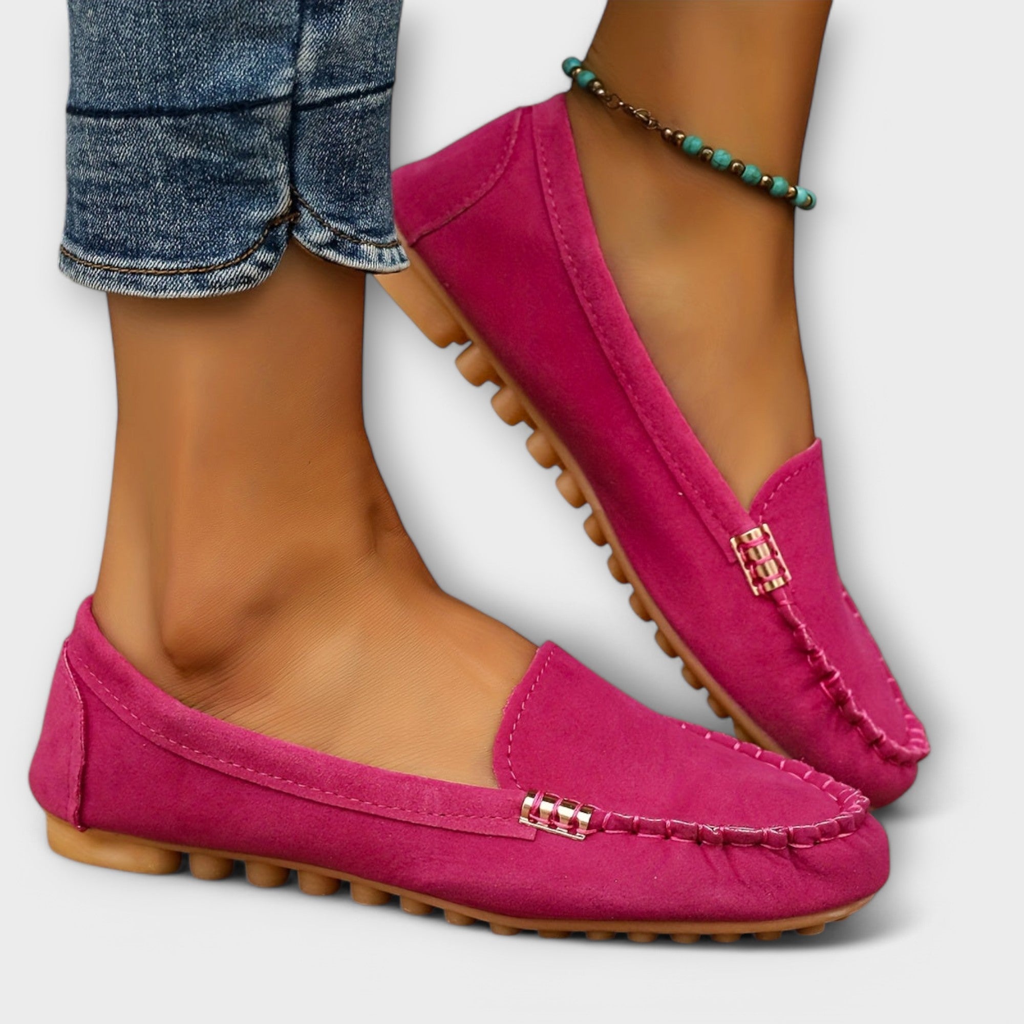 Dames Zachte Leer Mocassins | Comfortabele Casual Slip-On Schoenen 7