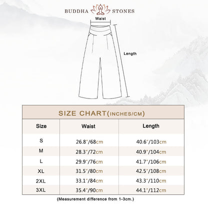 Dames Zachte Viscose Broek | Elegante Hoge Taille Wijde Pijpen Casual Pants 4