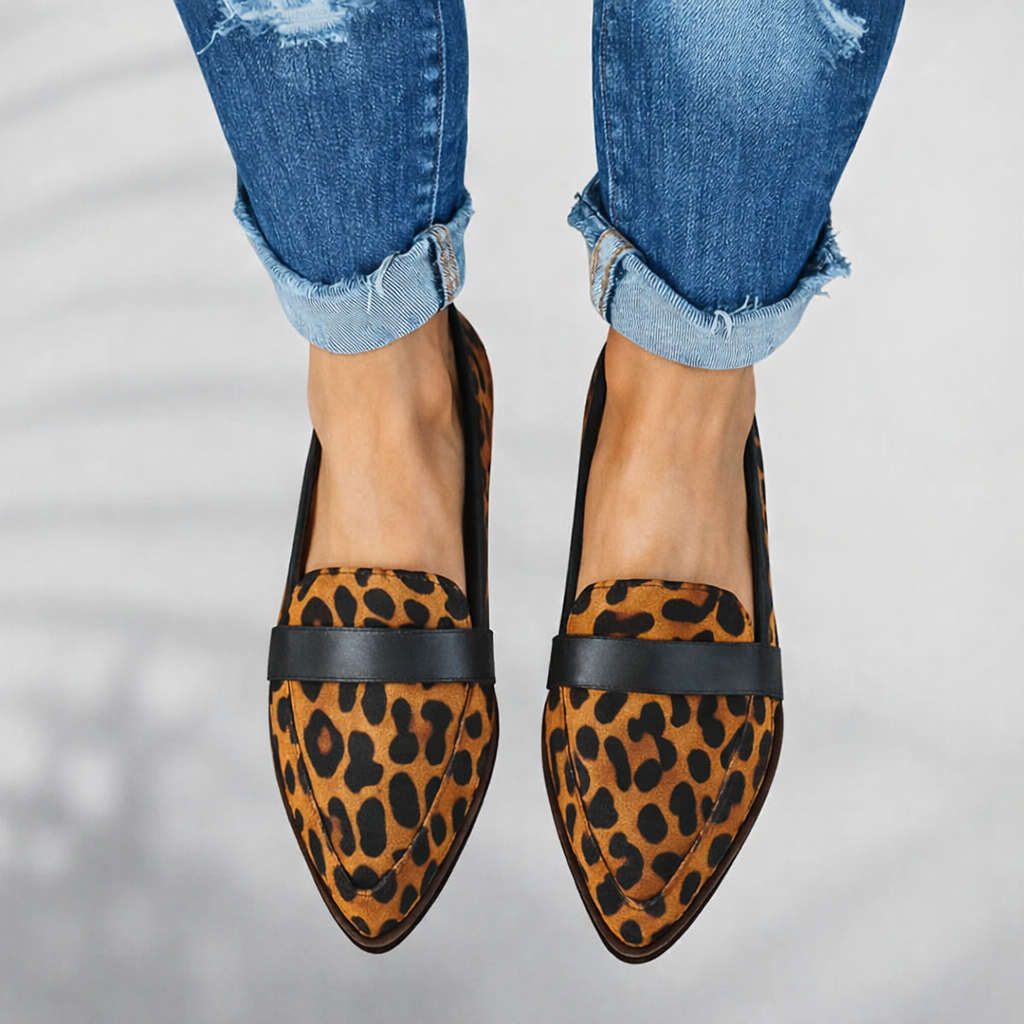 Dames Zwarte Leer Loafers | Elegante Slanke Casual Schoenen voor Elke Gelegenheid 3