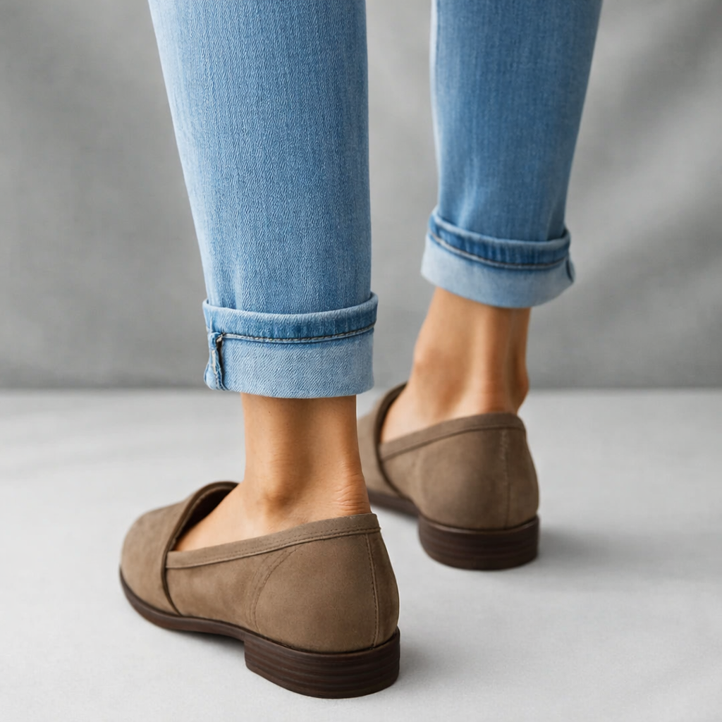Dames Zwarte Leer Loafers | Elegante Slanke Casual Schoenen voor Elke Gelegenheid 4