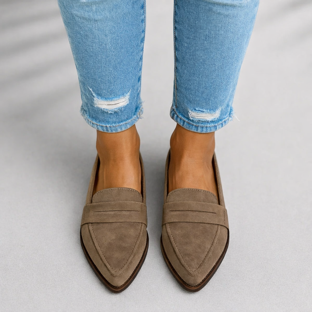 Dames Zwarte Leer Loafers | Elegante Slanke Casual Schoenen voor Elke Gelegenheid 5