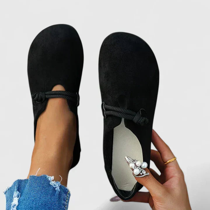 Dames Zwarte Loafers | Comfortabele Orthopedische Instappers met Ergonomische Ondersteuning 1